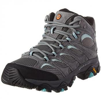 MERRELL MOAB 3 MID GORE-TEX BOTAS DE MONTAÑA/TREKKING MUJER GRIS AZUL CLARO TALLA 36