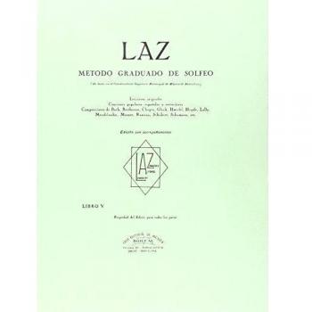 LAZ con acompañamiento - Libro V: Método graduado de Solfeo