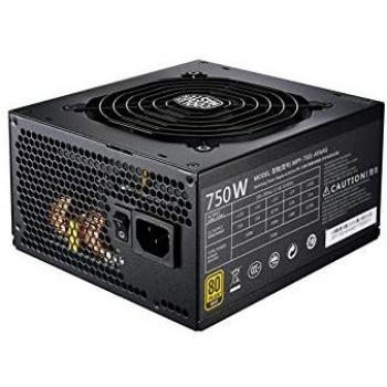 Cooler Master MWE Gold 750 750W ATX Fuente de alimentación 750 W, 100-240, 50-60, 12-6, Activo, 100 W, Negro