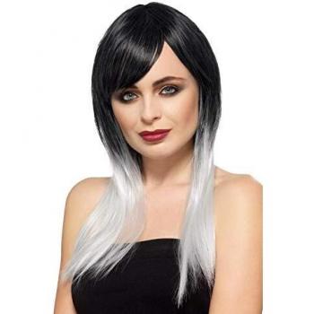 Smiffys 49119 - Peluca para mujer, talla única, color gris