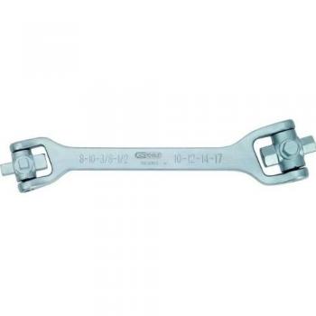 KS Tools 150.9302 Llave para servicio de aceite 8 en 1, 270 mm