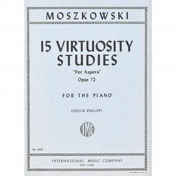MOSZKOWSKI - Estudios de Virtuosidad Op.72 para Piano