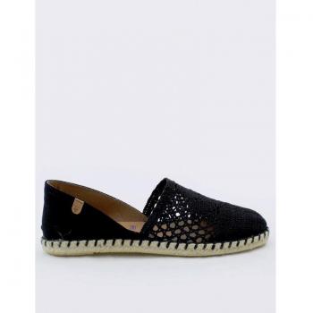 Alpargata Verbenas Carmen Crochet Negro 36