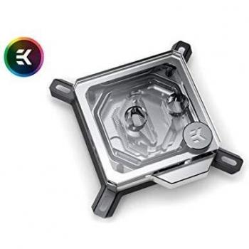 EKWB EK-Velocity D-RGB Nickel + Plexi - Bloque CPU