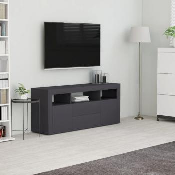Mueble TV gris 120x30x50 cm madera multicapa Vidaxl