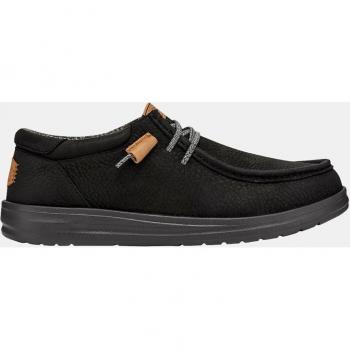 Hey Dude Wally Grip Leather Laced Shoes for Men