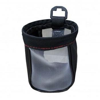 Simply DH02 - Soporte de Tela para Bebidas y Bolsa de Almacenamiento, para vehículo, se Adapta a Tazas, Vasos, latas, Botellas, etc, diámetro de hasta 9 cm, Dos Opciones de Ajuste