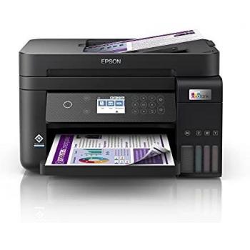 Epson EcoTank ET-3850 | Impresora Wifi A4 Multifunción 3en1 con Depósito Tinta Recargable, Impresión Doble Cara