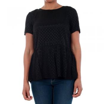 Vero Moda Camiseta Mujer XS Negro 10191474 VMISOLDE Tie S/S Top SB2 Black