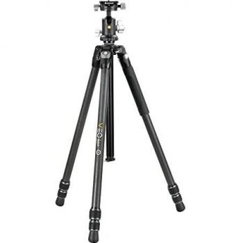 Vanguard Veo 3 263CB - Trípode de Fibra de Carbono, rótula de Bola de Doble Eje
