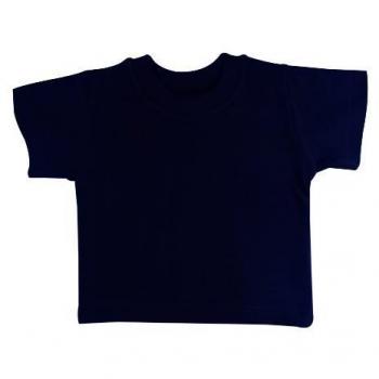 BabywearUK – Camiseta de manga corta para bebé – fabricado en Reino Unido azul azul marino Talla:12-18 meses