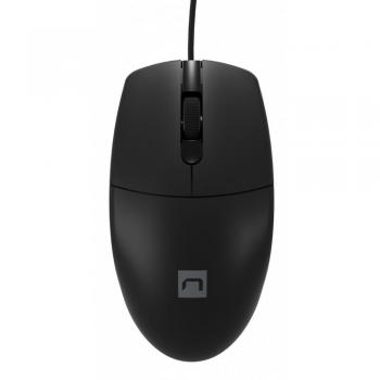 Natec Ruff+ Ratón Óptico 1200 DPI USB Negro