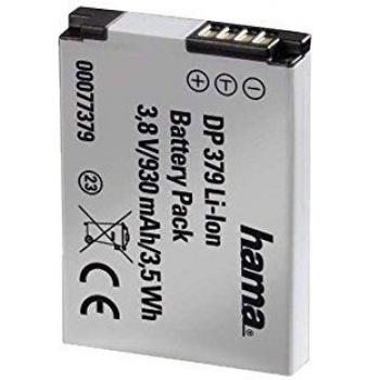 Hama - DP 379, Litio-Ion, 930 mAh, 3.8 V, 43 x 31 x 7 mm, 21 g, Plata