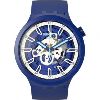 Reloj Hombre Swatch ISWATCH BLUE (Ø 47 mm) - Reloj iswatch blue con correa color azul de silicona