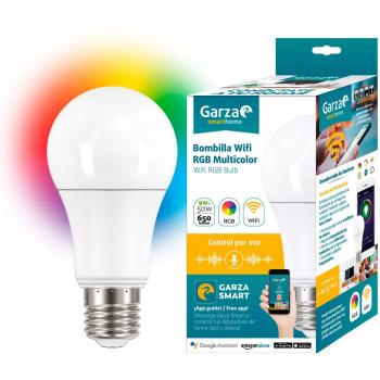 Garza Bombilla Led WiFi RGB Alexa, 9 W, Multicolor, 70 X 135 Mm