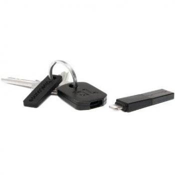 Bluelounge Kii Travel/Home USB Lightning Charger for Apple iPhone 5 & 5s/iPod/iPad in Black - MFi Approved