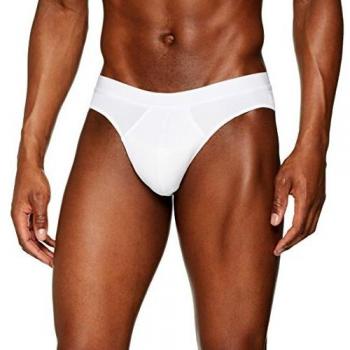 Odlo Suw Bottom Brief Active F-Dry Light Pantalón Interior, Hombre, Blanco, S