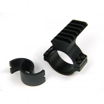 Rifle Alcance Linterna Láser Tubo de pantalla plana 30 mm anillo 20 mm Weaver Picatinny Rail