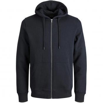 Jack & Jones Men's Plus Size Black Full Zip Hoodie Sweatshirt