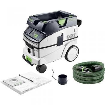 Aspirador profesional móvil Festool CLEANTEC CTH 26 EI (Aspiradora industrial para húmedo y seco)