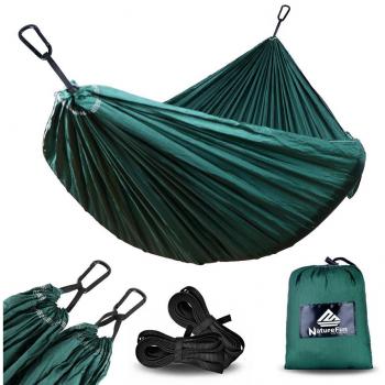 NatureFun Hamaca ultraligera para camping| 300kg de capacidad de carga,