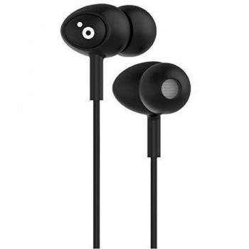 Sunstech Pops Auricular Estéreo TPE con Micrófono Integrado, Negro