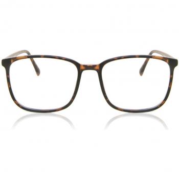 Cuadrado Montuta completa Plástico Tortoiseshell Gafas Recetadas para Hombre - Gafas Anti-Azules - SmartBuy Collection