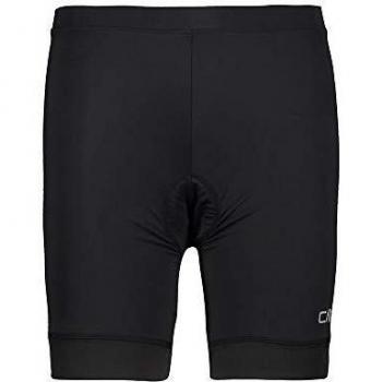 CMP Bike Shorts mit Schutz 30C7866 Pantalones, Mujer, Negro, D38