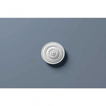 Rosetón decorativo NMC R14 Arstyl clásico atemporal blanco diámetro 34 cm