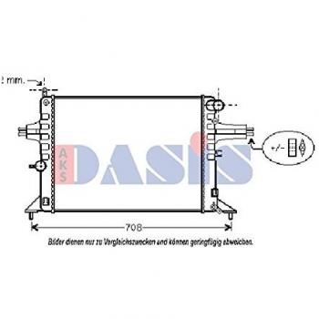 AKS Dasis 151870N Radiador, refrigeración del motor