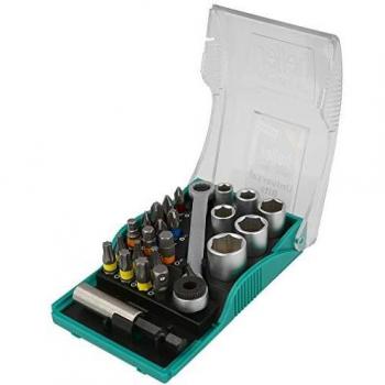 Hellermann universal Bit Set Torx TT/allen/SL/PZ/PH, 32 piezas, 28914 6