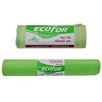 Bolsas de Basura Biodegradables para Reciclaje 42 x 45 cm - Paquete de 20 Piezas