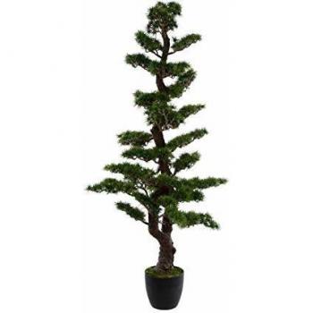 Bonsai Artificial Atmosphera Altura 149 cm - Planta de Plástico Resistente para Decoración de Interiores y Exteriores