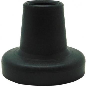 Contera de Caucho para Muleta Ø17mm Base Ancha Ø60mm CNT13 Color Negro (10 Unidades)