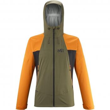 Chaqueta de hombre Fitz Roy Millet con Capucha Impermeable y Cremallera
