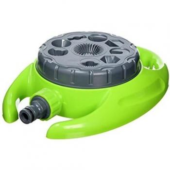 Aspersor de Jardín Silverline con 9 Patrones de Riego y Diámetro de 110 mm