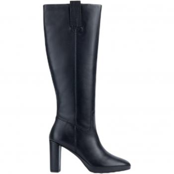 Botas de mujer Geox Walk Pleasure 85, color negro, estilo cómodo y elegante, con tecnología transpirable y suela antideslizante
