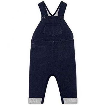 Petit Bateau Salopette Longue_5015001 Pantalones de Peto, Azul