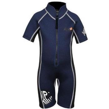iQ-Company Kids 3.0 Shortie Safari - Traje neopreno de buceo para niños, color Azul, talla 80 cm