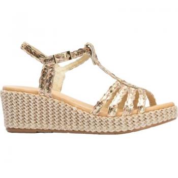 Sandalias de mujer Pitillos en color oro