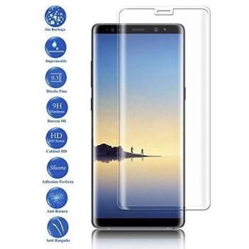 Todotumovil Protector de Pantalla Samsung Galaxy Note 8 Trasnparente Completo 3D Cristal Templado Vidrio Curvo para movil