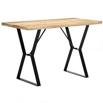 vidaXL Dining Table 120x60x76 cm Solid Mango Wood