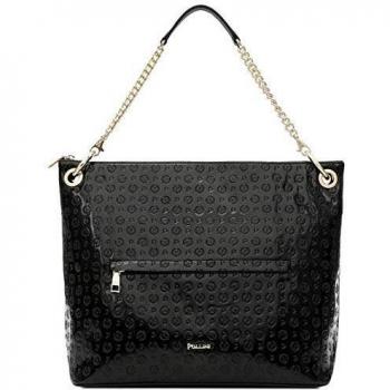 Pollini - Bolso al Hombro para Mujer Negro Negro Taglia Unica Negro Size: Talla única
