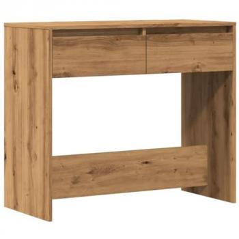 Mesa Consola Madera de Ingeniería Roble Artesanal 89x41x76,5 cm, Mesa de Pasillo, Mesita de Entrada, Mesa Auxiliar