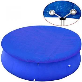 vidaXL Cubierta Toldo Piscina Redonda Polietileno Azul 300-367 Protección SPA