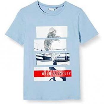 IKKS Junior tee-Shirt Skate Camiseta, Azul