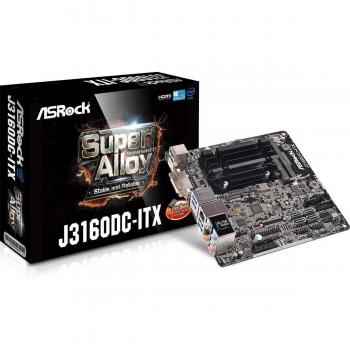 Asrock J3160DC-ITX NA (CPU integrada) - Placa Base (SO-DIMM, DDR3-SDRAM, DDR3L-SDRAM, Dual, Intel, Mini PC, Intel)