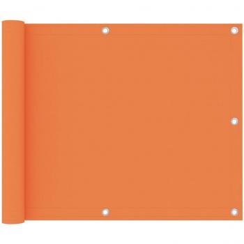 Día y Noche Toldo para balcón tela oxford naranja 75x300 cm