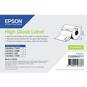 High Gloss Die-Cut 102 x 51 mm