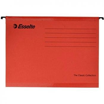 Carpeta Colgante Esselte Pendaflex A4 Roja (Pack de 25)